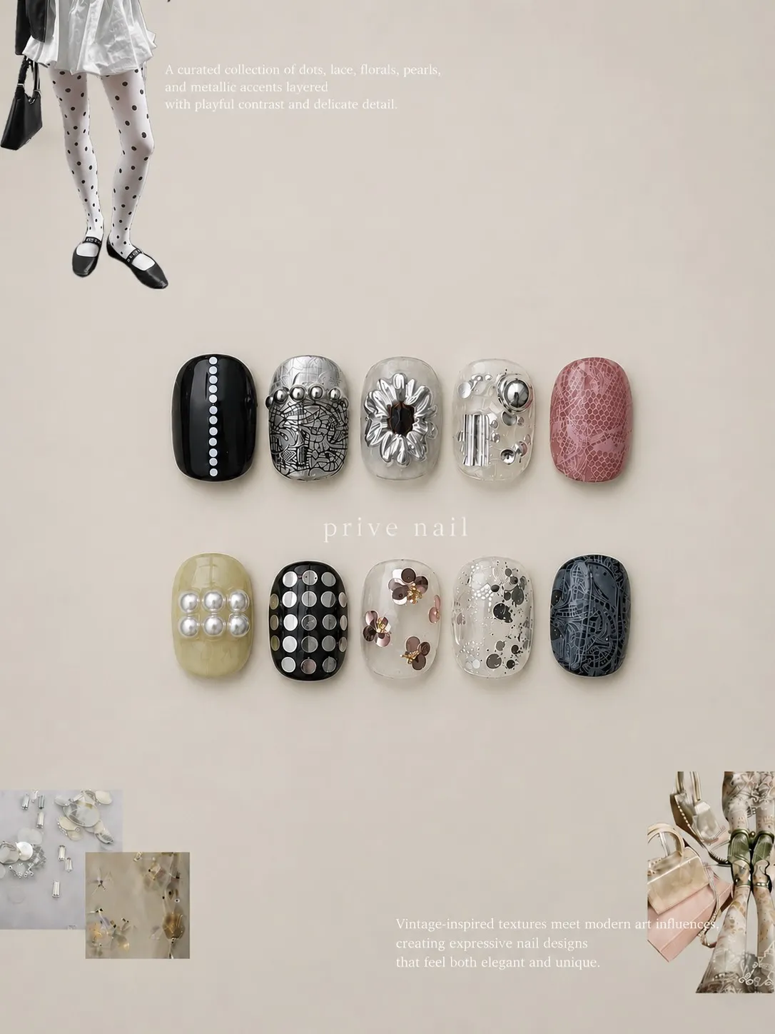 Privé Nail 作品精選，林口美甲工作室